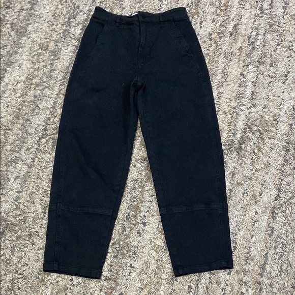 Everlane The Utility Barrel denim jeans Black sz 4 - Picture 2 of 16